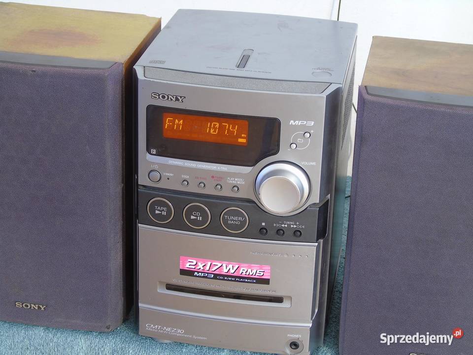Wieża Sony z kol Radio CD AUX mag DOSTAWA Wieże i miniwieże Jasło
