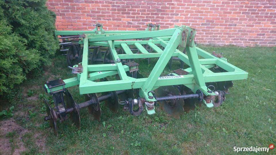 Brona talerzowa talerzówka Bomet 27m WAŁ nieuszkodzony Dominów