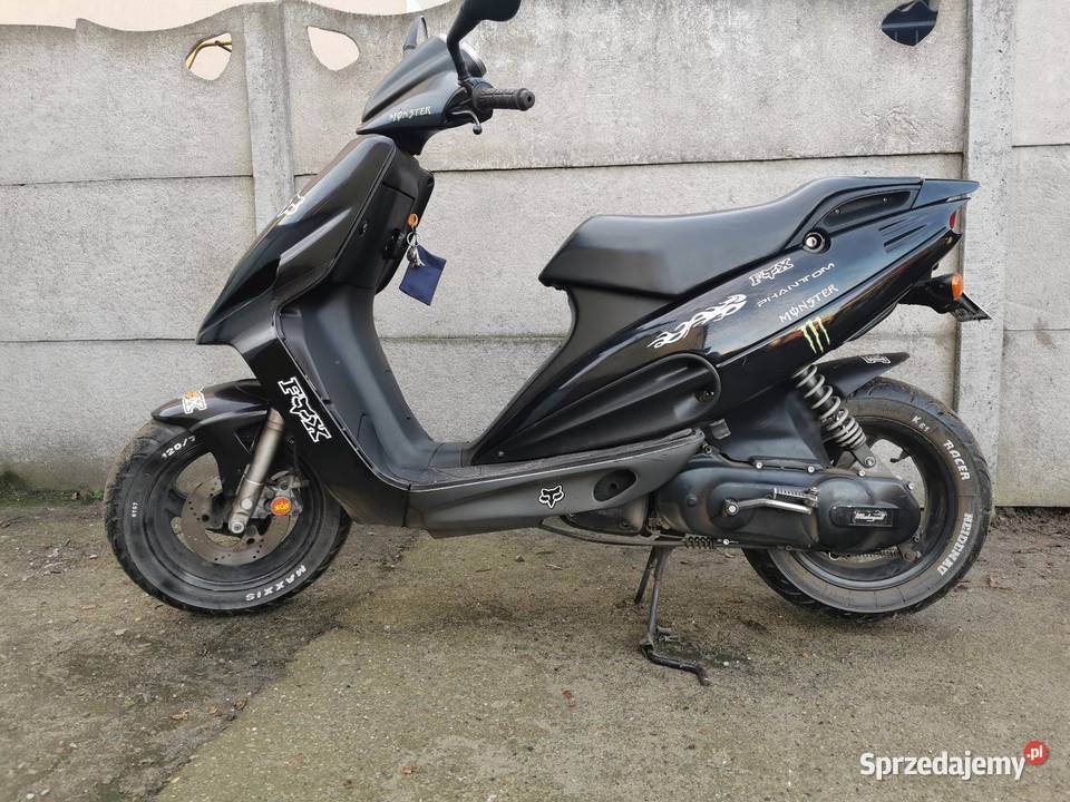 Włoski skuter Malaguti F12 remoncie czarny Rawicz sprzedam