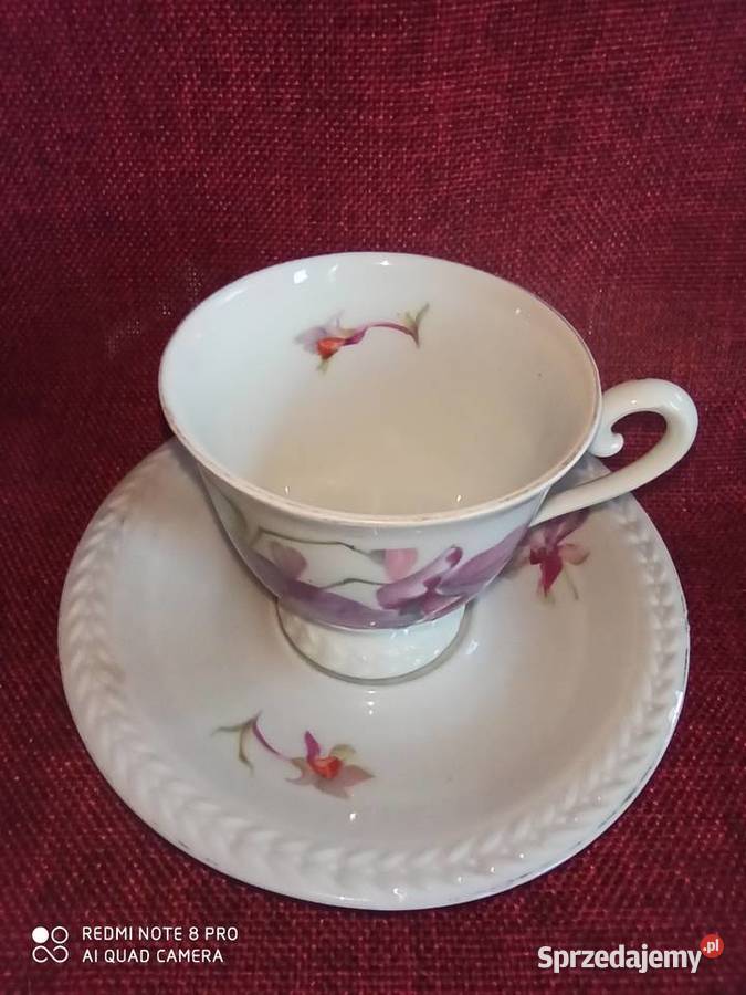 Filiżanka z talerzykiem deserowym CT 1928 r Gdańsk