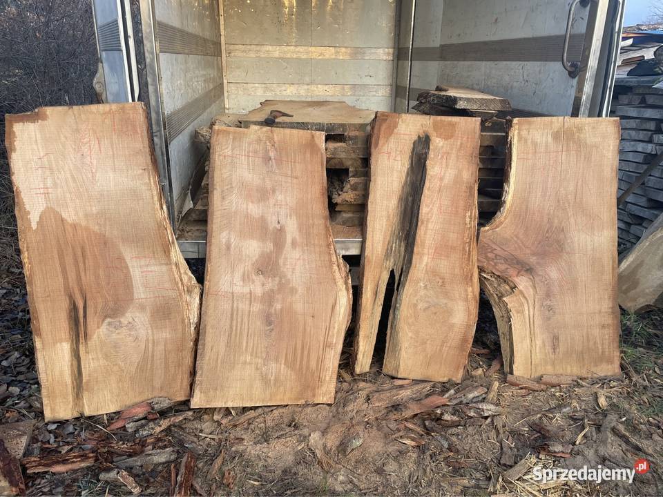 Monolit dąb 120x60x5 deski fosztystolik kawowy Przysucha sprzedam