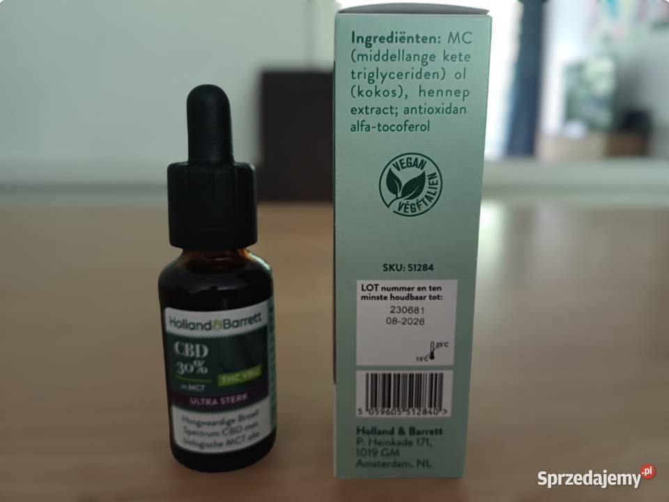 Olejek CBD 30 30 ml Holland Barrett Oryginalny Łódź sprzedam