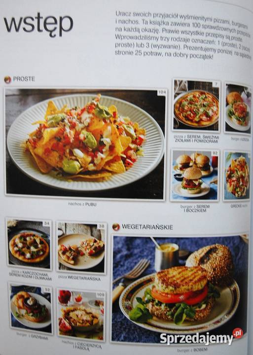 Pizze burgery i nachos Notatnik Kulinarny Wyd