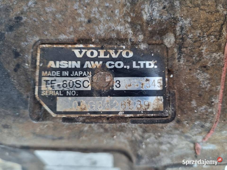 AUTOMATYCZNA SKRZYNIA BIEGÓW Volvo S60 I V70 II Rudka