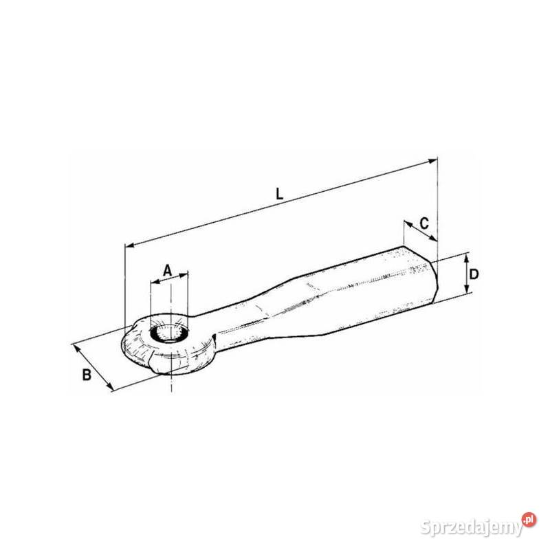 Ucho zaczepu 7000 L350 typ GERMANIA 00539 małopolskie