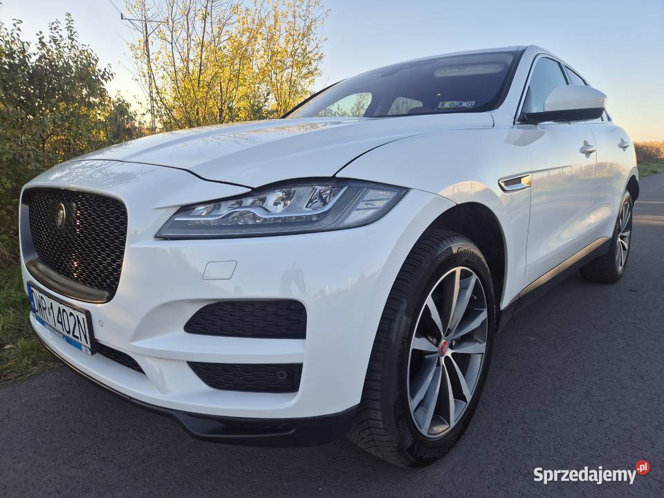Jaguar FPace 2019 wer PRESTIGE nowe opony stan Żórawina sprzedam