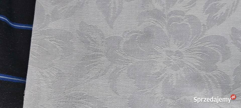 Len Tkanina obrusowa żakardowa 44 bili biel Pozostałe mazowieckie