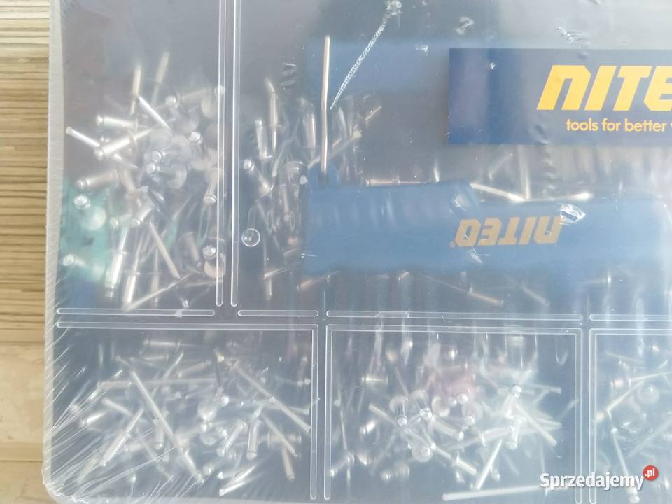 NAJTANIEJ Nitownica Ręczna 600 Nitów Etui Pozostałe śląskie