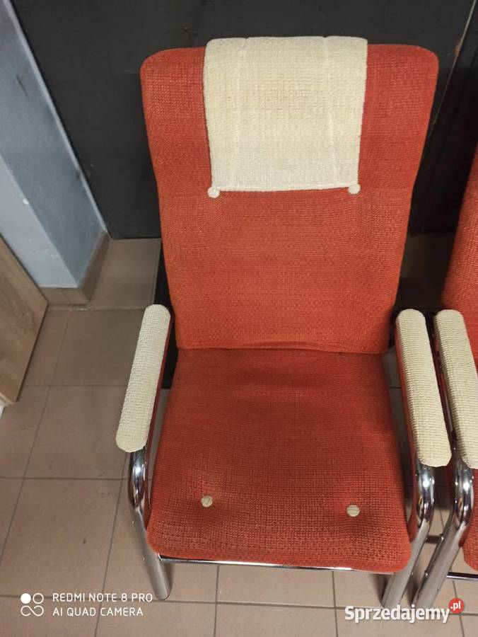 2x Fotele Finka METALOWE PORZĄDNE Lekkie 2 Wieliczka