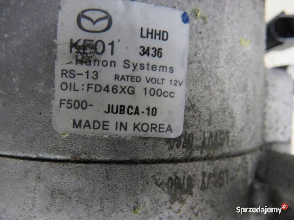 SPRĘŻARKA KLIMATYZACJI MAZDA 3 BM 22 D KF01