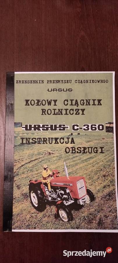 Instrukcja obsługi Ursus c 360 Stalowa Wola