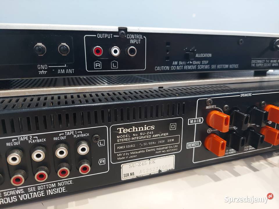 Technics Amplifier SUZ45 and Technics Tuner Łapy