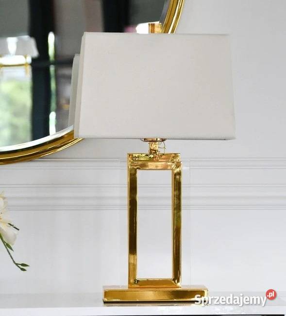 Lampa stołowa glamour luksusowa nowoczesna art Warszawa sprzedam