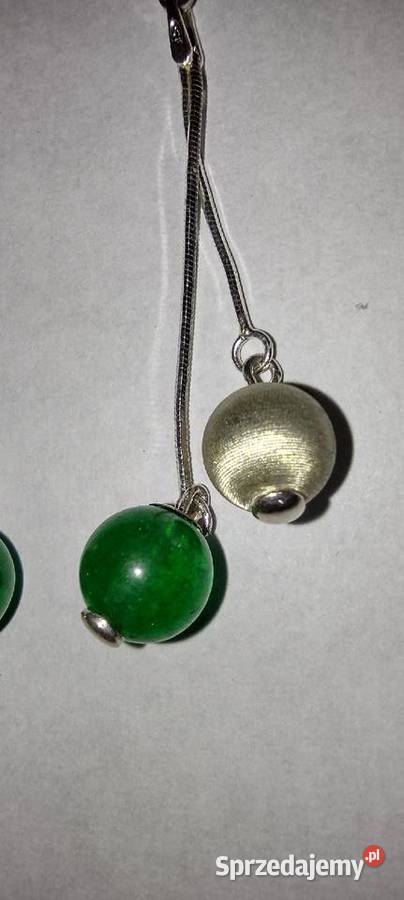 kolczyki żmijki srebro 925 rubin korund Bydgoszcz