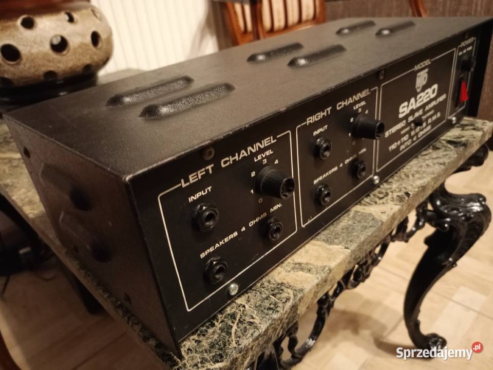 Zabytkowy Wzmacniacz NJD SA220 4 Ohm Vintage