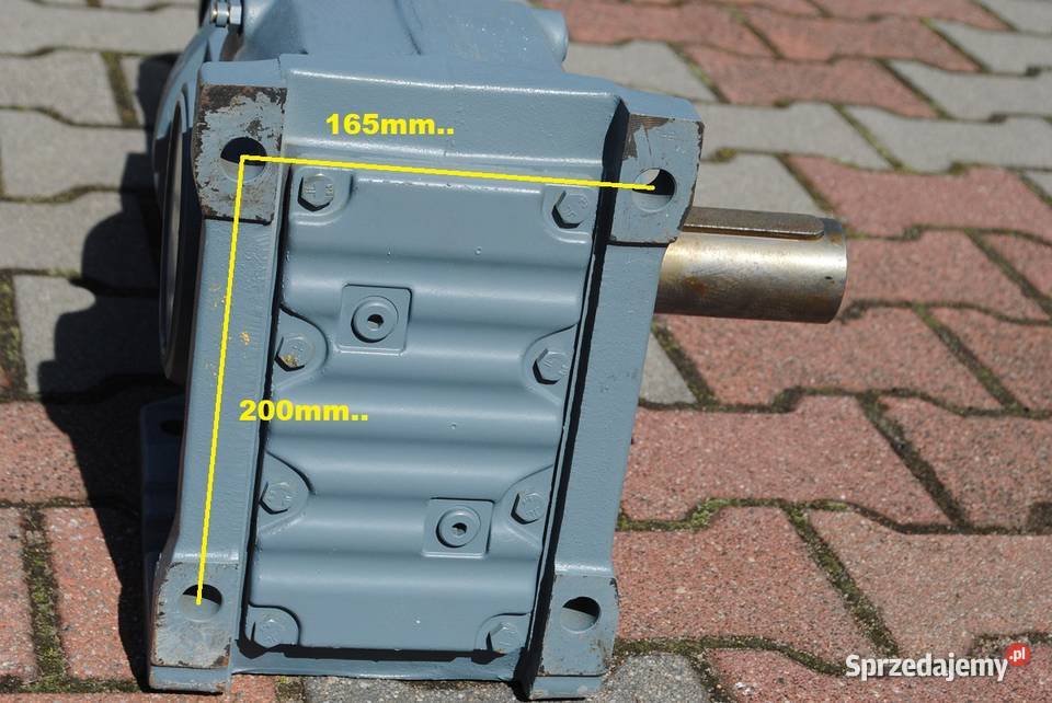Motoreduktor kątowy 025kw 18obrmin z hamulcem Pozostałe