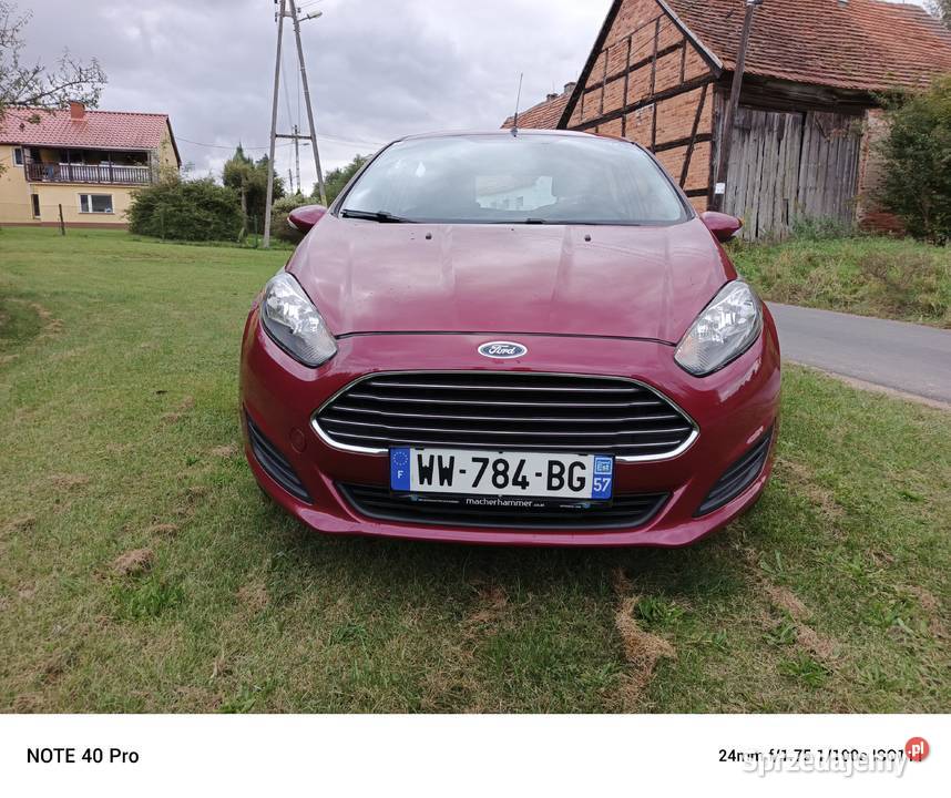 Ford Fiesta 13 benzyna 118 Rok produkcji 2013 dolnośląskie