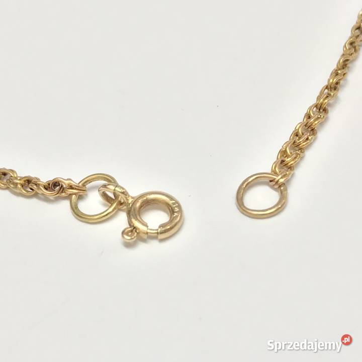 Złoty ŁAŃCUSZEK damski 585 14K GARIBALDI 46 CUD złote Warszawa sprzedam