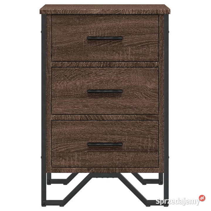 Szafka nocna brązowy dąb 40x41x60 materiał Warszawa