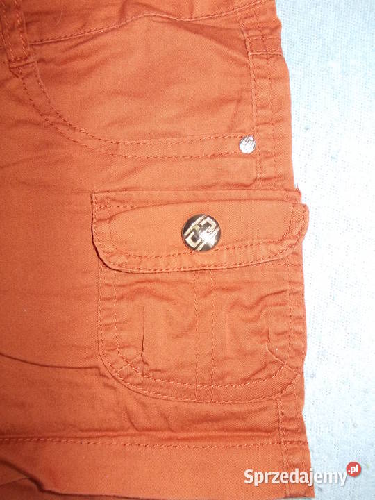 Bordowe krótkie spodenki szorty XS 34 Toruń