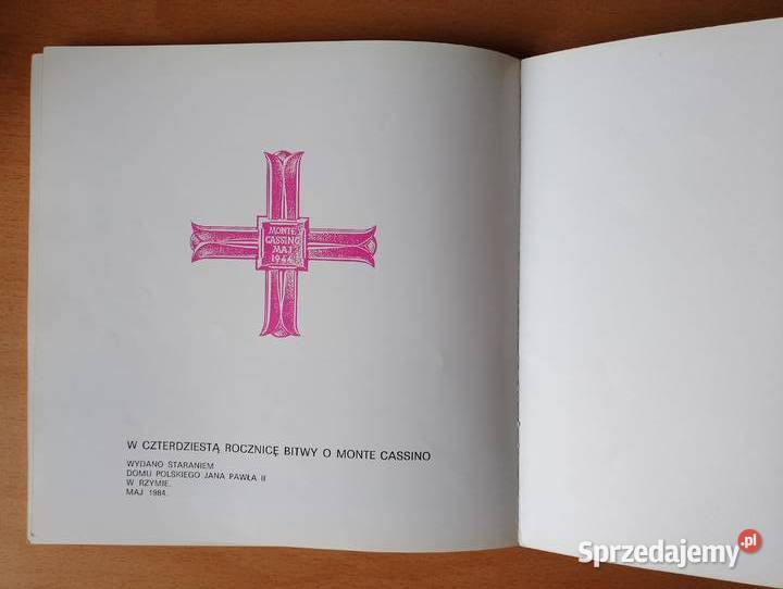 KSIĄŻKA Przechodniu powiedz Polsce bitwa o Monte Książki naukowe i popularnonaukowe Złotniki sprzedam