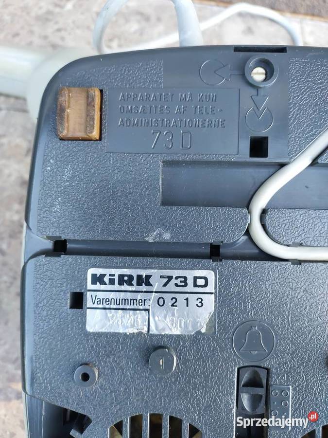 Stary telefon stacjonarny Kirk 73D lata 70te Tczew