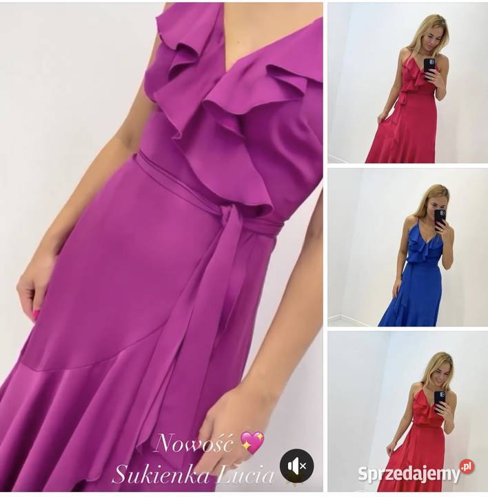 Sukienka Emo Lucia kopertowa r 36 38 40 kolory Jasło