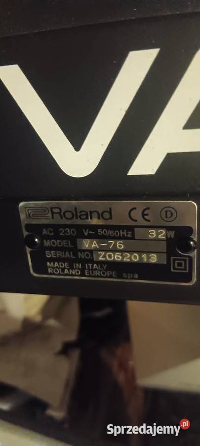 Roland VA76 dp sprzedania Instrumenty klawiszowe i MIDI