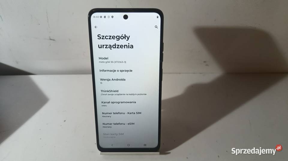 Smartfon Motorola Moto G34 5G 8128GB Motorola Katowice