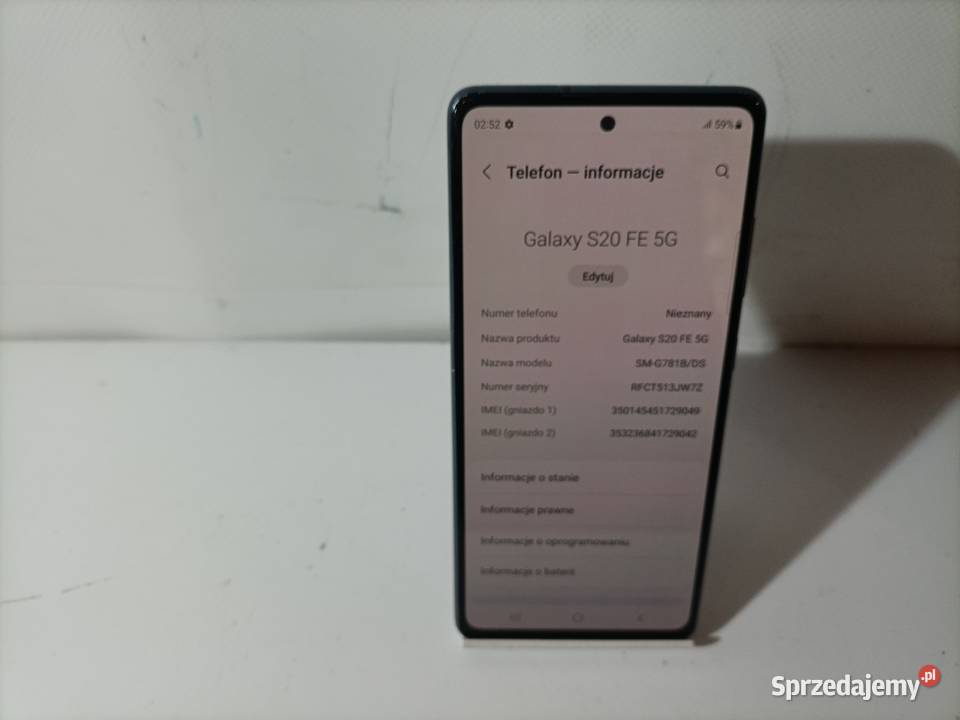 Smartfon SAMSUNG Galaxy S20 FE 5G Katowice