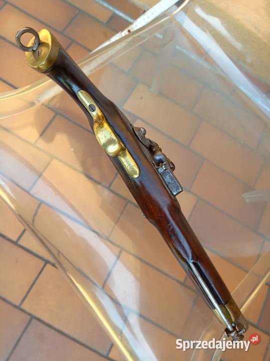 Pistolet czarnoprochowy skałkowy angielski Antyki Czaplinek