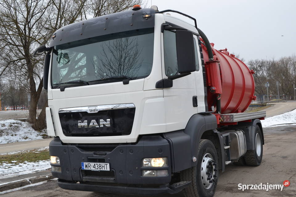 MAN TGS 18440 ASENIZACYJNY SZAMBIARKA NOWA wielofunkcyjna kierownica Radom