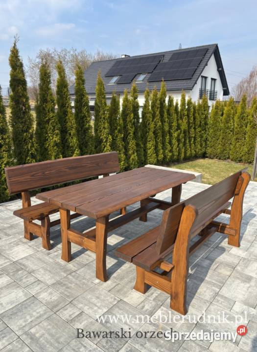 Meble ogrodowe drewniane promocja 180