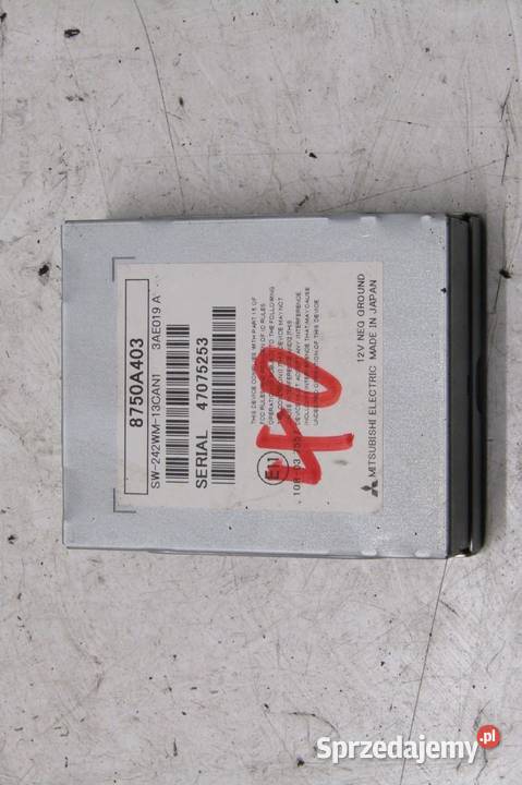 MODUŁ STEROWNIK RADIA NAWIGACJI MITSUBISHI osobowe