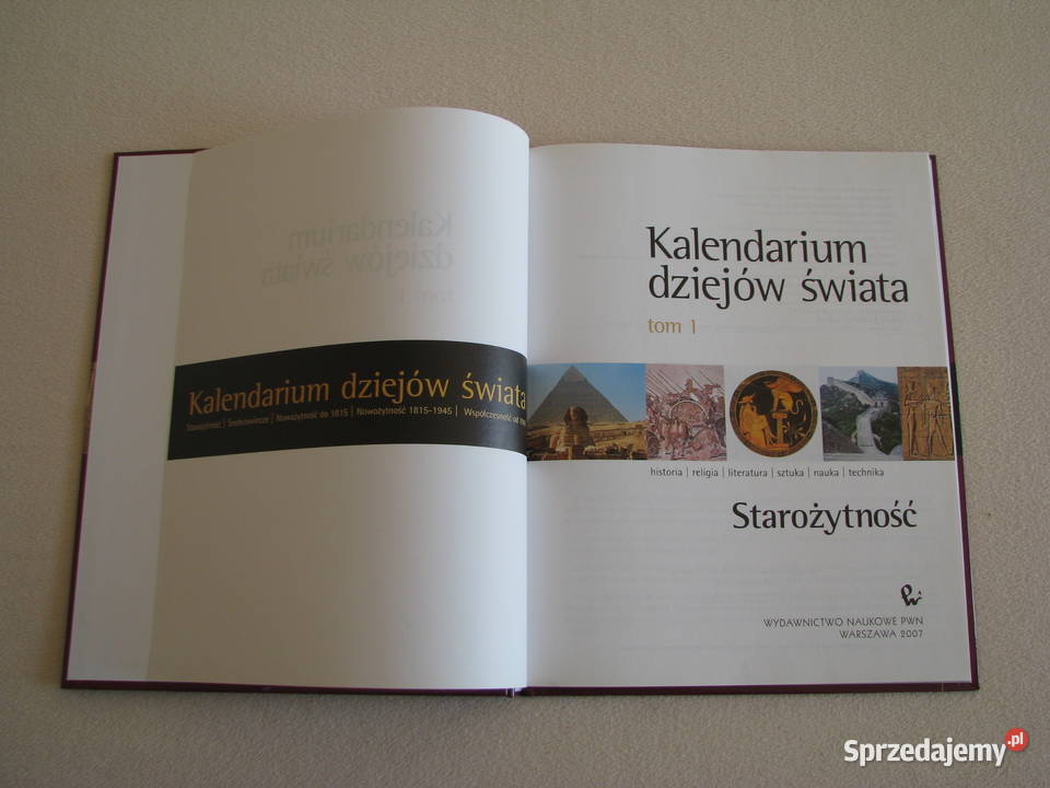Kalendarium dziejów świata Starożytność Książki i Podręczniki małopolskie Brzegi