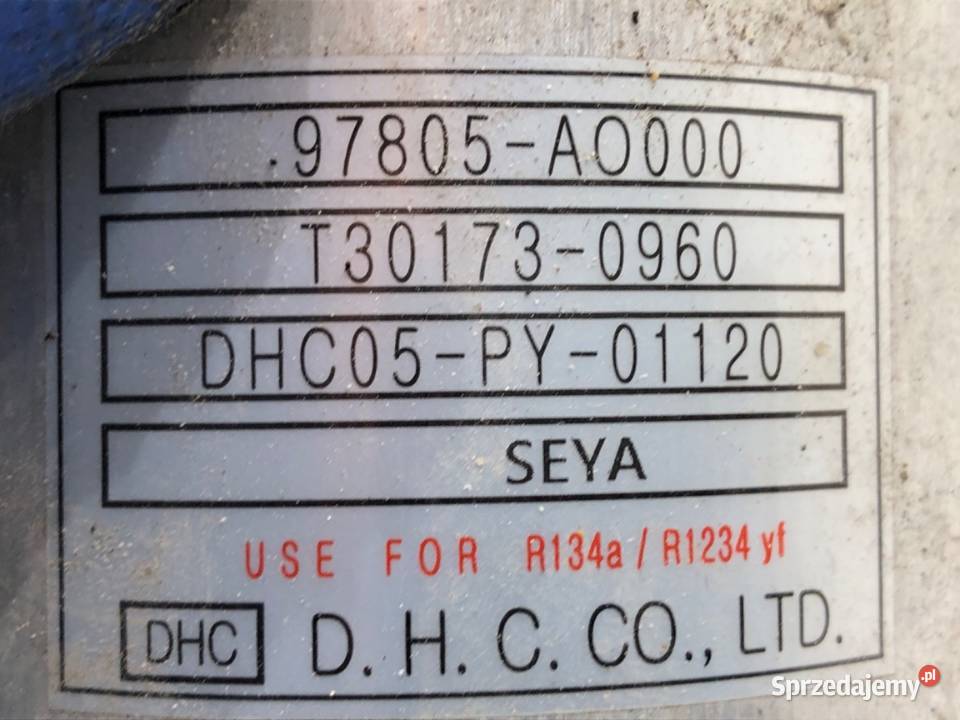 OSUSZACZ KLIMATYZACJI KIA NIRO II SG2 97805A0000