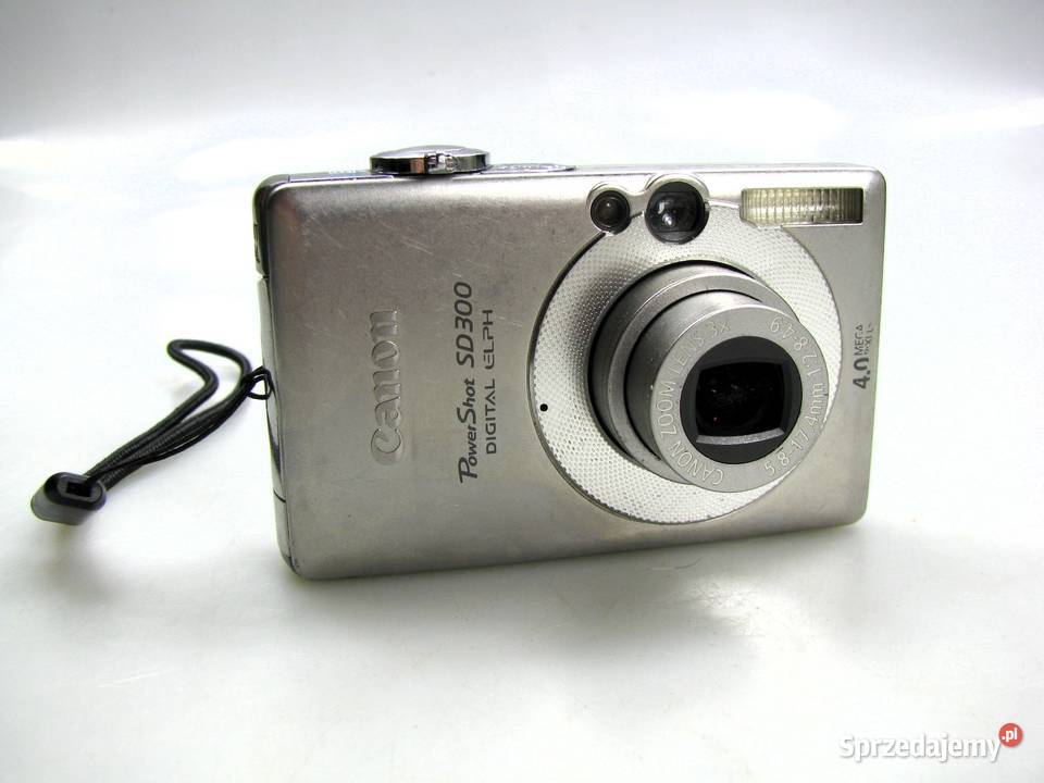 CANON POWERSHOT SD300 DIGITAL ELPH 4MPIX APARAT Brody