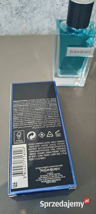 męskie perfumy YSL Y Eau de Toilette 100 ml nowe Perfumy i wody Sosnowiec
