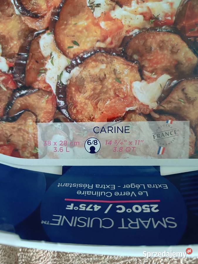 BRYTFANNA PROSTOKĄTNA BIAŁA naczynie żaroodporne Naczynia żaroodporne Kędzierzyn-Koźle