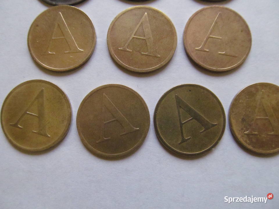żeton telefoniczny typ A i B zestaw sprzedam