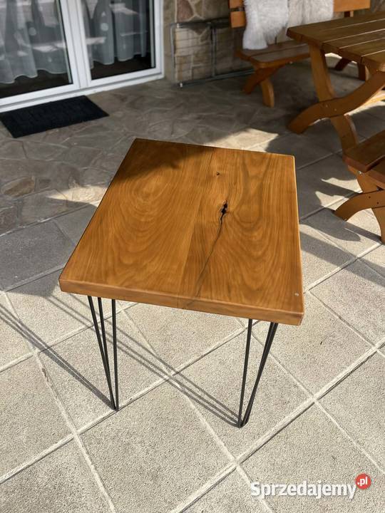 Stolik kawowy stojak na wino Łękawica