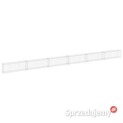 vidaXL Murek gabionowy z pokrywami stal Warszawa