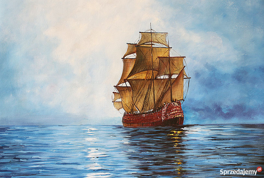 Dekoracja mieszkania Obraz olejny Półksiężyc Warszawa