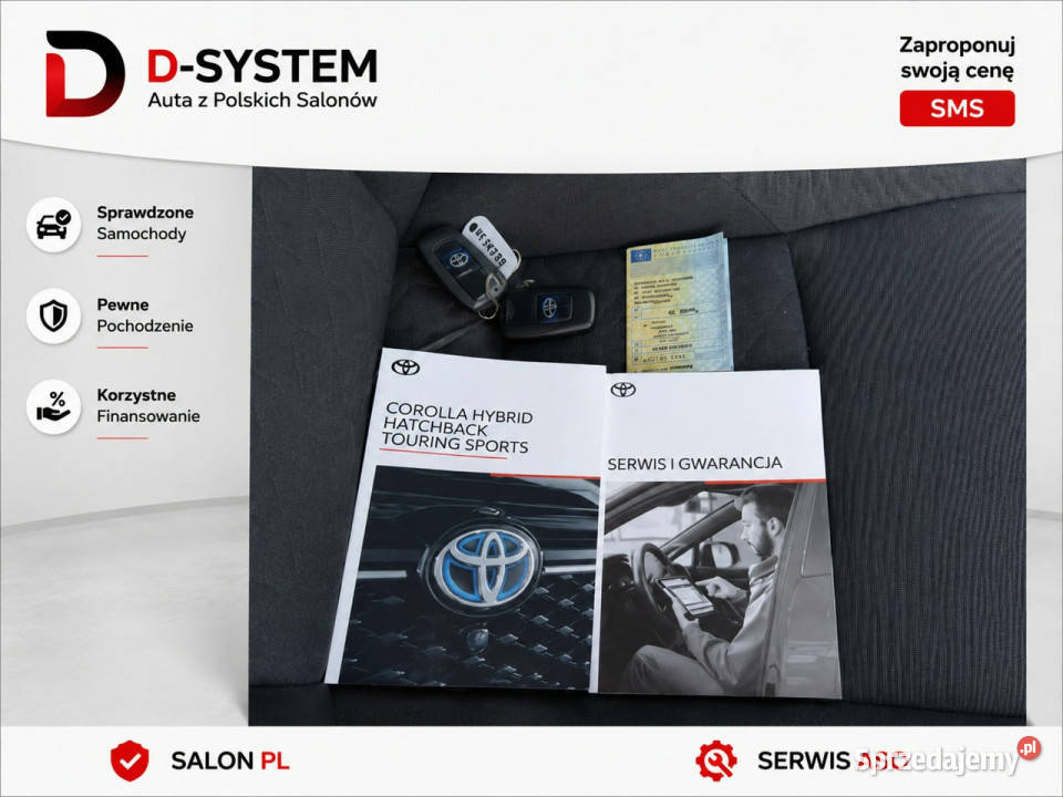 Toyota Corolla 22 Salon Polska 18 HYBRID 1wł z Białystok