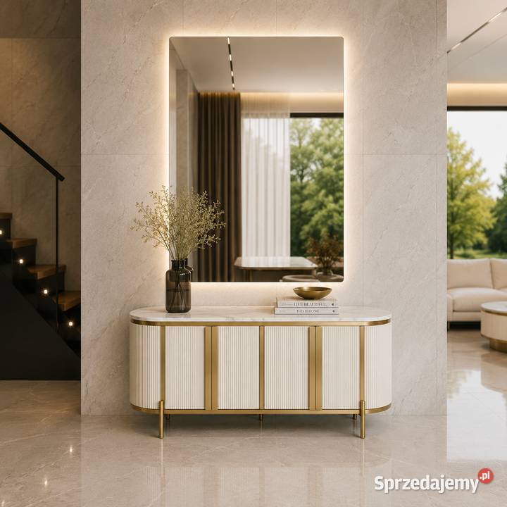 Komoda złota kremowa Omega Glamour Premium Golkowice