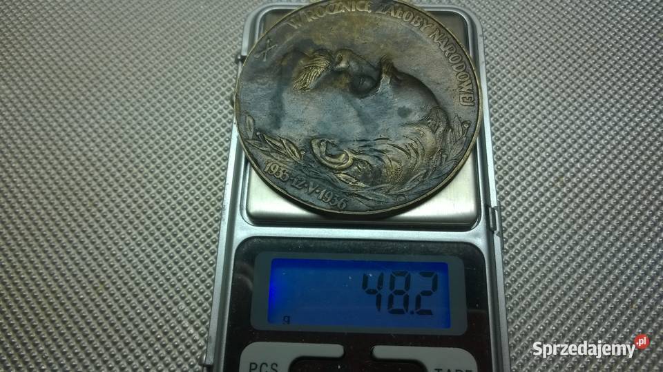 MEDAL Rocznica śmierci Piłsudskiego 1936