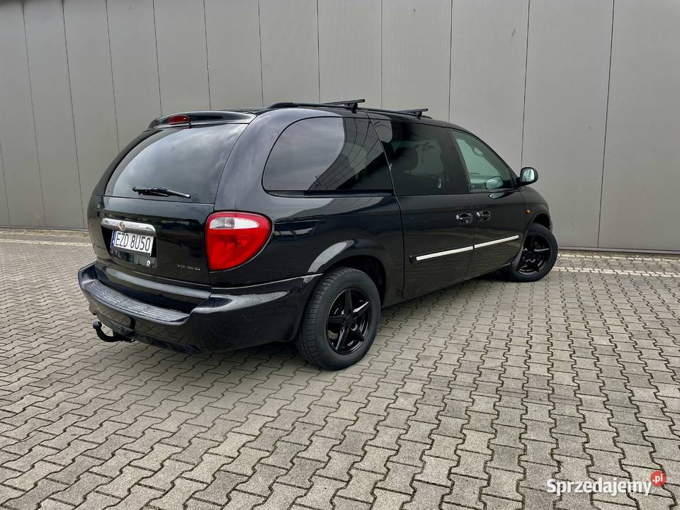 ŚlicznyChryslerVoyager2006r38GazAutomatLONG7OsobH elektryczne lusterka Grand Voyager