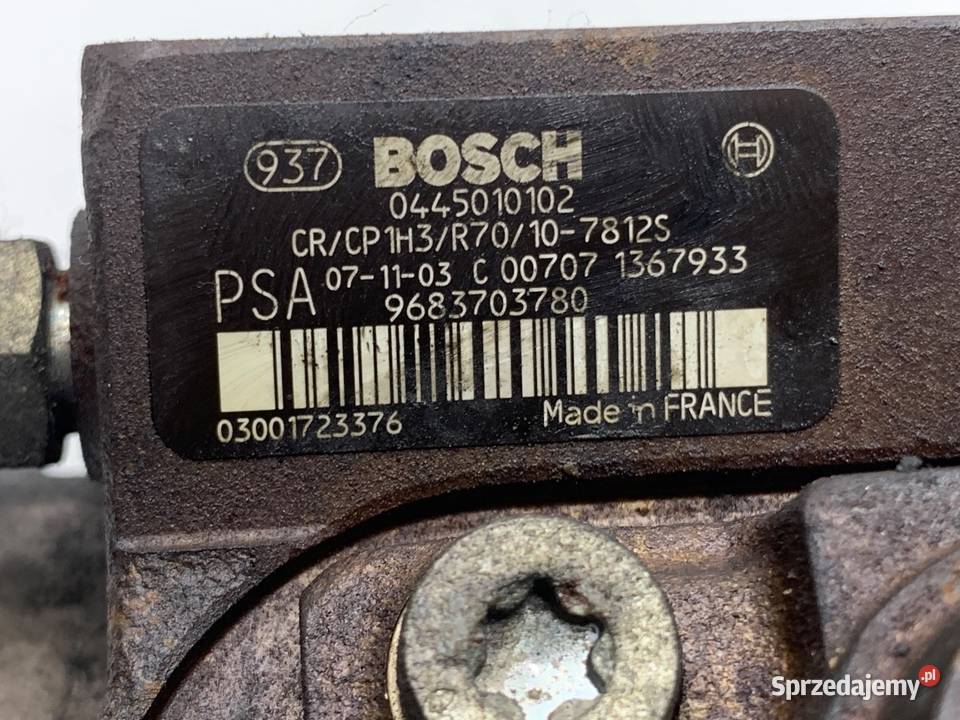 POMPA WTRYSKOWA MINI R56 9683703780 16 109 0514