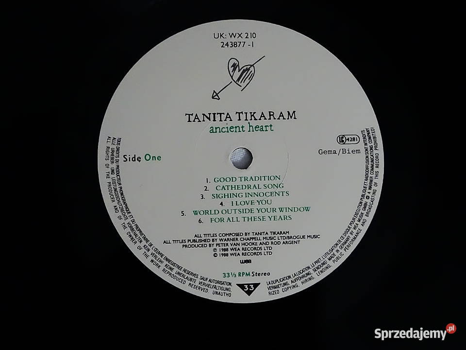 Płyta winylowa Tanita Tikaram Ancient Heart Biłgoraj