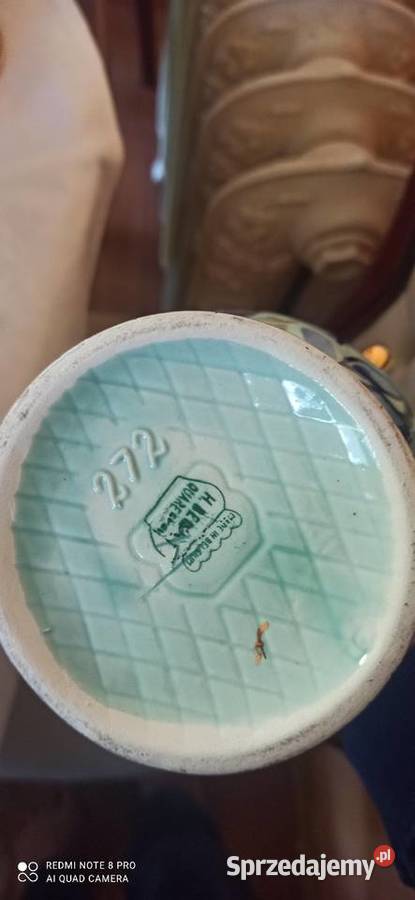 Amfora wazon Vintage Hubert Bequet Ceramique Gdańsk